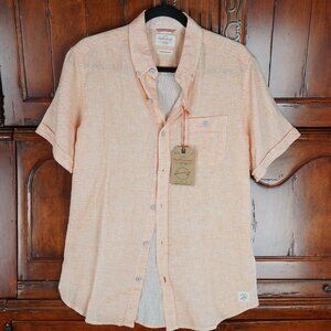 NEW Weatherproof Vintage Washable Linen Shirt - Topaz - Size S (With Tags)